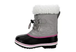 Sorel Girls Infant Pac Nylon Wp Snow Boot - Grey -Shoe Sales Store US 01 702410 03