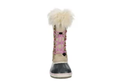 Sorel Girls Joan Of Arctic Wp Snow Boot - Tan -Shoe Sales Store US 01 702411 02