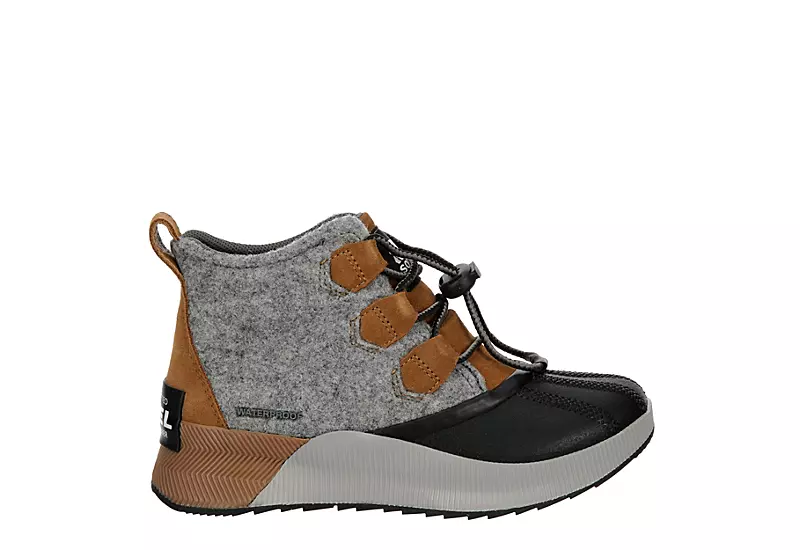 Sorel Girls Out And About Classic Lace-up Boot - Tan 4 Sorel Girls Out And About Classic Lace-up Boot - Tan - Image 2