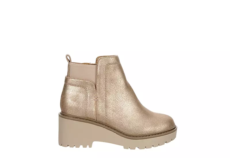 Dv By Dolce Vita Girls Fury Wedge Bootie - Rose Gold 4 Dv By Dolce Vita Girls Fury Wedge Bootie - Rose Gold - Image 2