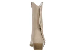 Dv By Dolce Vita Girls Lillyth Western Boot - Off White -Shoe Sales Store US 01 702430 04