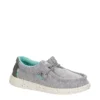 Heydude Boys Wally Youth Slip On Sneaker - Grey -Shoe Sales Store US 01 702473 00