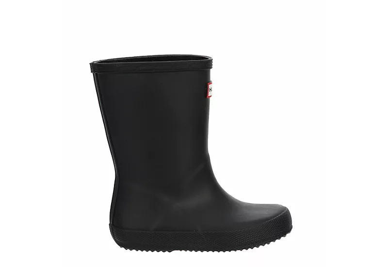 Hunter Boots Llc Boys Infant Original First Classic Rain Boot - Black 4 Hunter Boots Llc Boys Infant Original First Classic Rain Boot - Black - Image 2