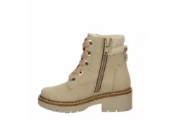 Cupcake Couture Girls Infant Lil Lexi Lace-up Boot - Beige -Shoe Sales Store US 01 702522 03