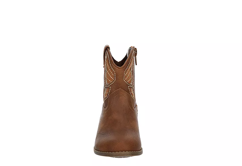 Madden Girl Girls Tpillar Western Boot - Tan 5 Madden Girl Girls Tpillar Western Boot - Tan - Image 3