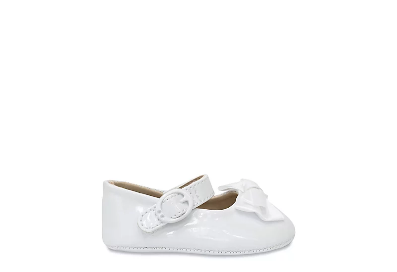 Baby Deer Girls Infant Mckenna Dress Flat - White 4 Baby Deer Girls Infant Mckenna Dress Flat - White - Image 2