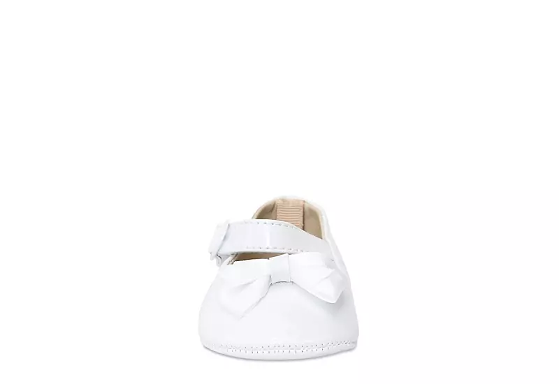 Baby Deer Girls Infant Mckenna Dress Flat - White 5 Baby Deer Girls Infant Mckenna Dress Flat - White - Image 3