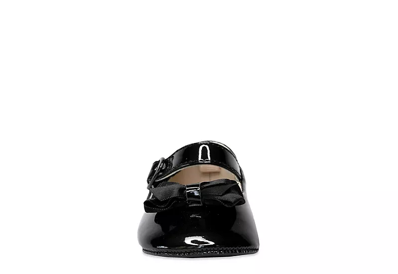 Baby Deer Girls Infant Mckenna Dress Flat - Black 5 Baby Deer Girls Infant Mckenna Dress Flat - Black - Image 3