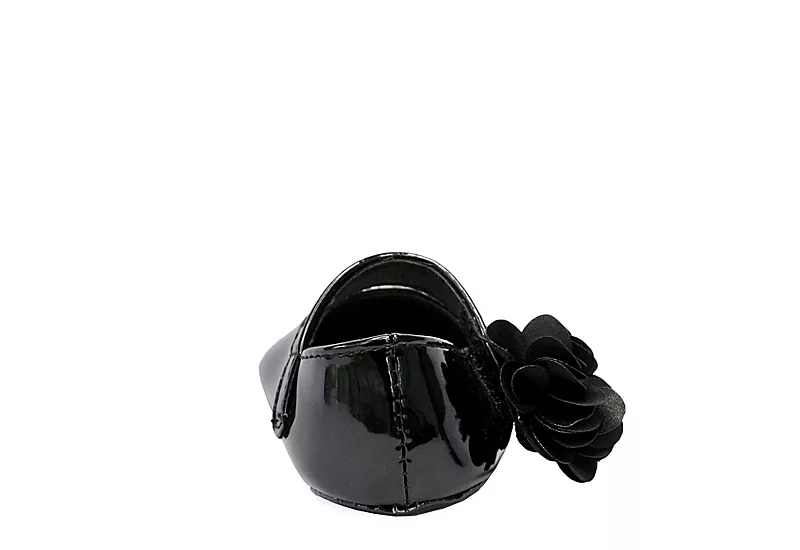 Baby Deer Girls Infant Linley Dress Flat - Black 6 Baby Deer Girls Infant Linley Dress Flat - Black - Image 4