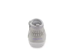 Stride Rite Girls Infant Crib Bianca Boot - Grey -Shoe Sales Store US 01 702617 04