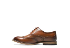 Stacy Adams Boys Dunbar Oxford - Cognac -Shoe Sales Store US 01 702635 03