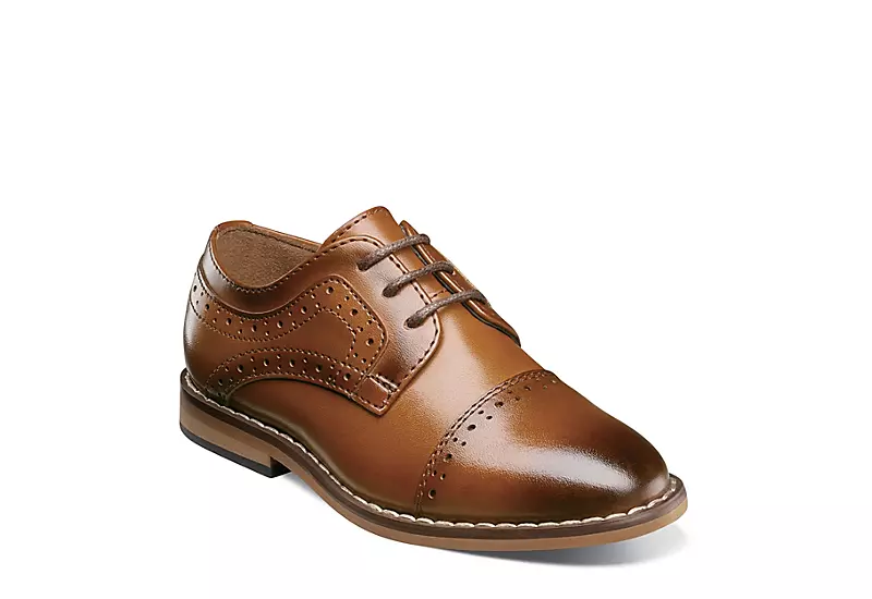 Stacy Adams Boys Infant Dickinson Oxford - Cognac 3 Stacy Adams Boys Infant Dickinson Oxford - Cognac