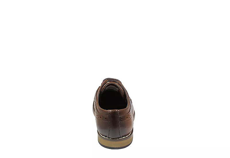 Stacy Adams Boys Infant Dickinson Oxford - Cognac 7 Stacy Adams Boys Infant Dickinson Oxford - Cognac - Image 5