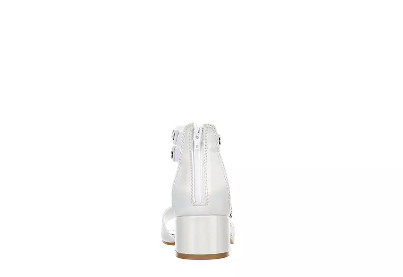 Rachel Shoes Girls Felicia Dress Heel - White 7 Rachel Shoes Girls Felicia Dress Heel - White - Image 5