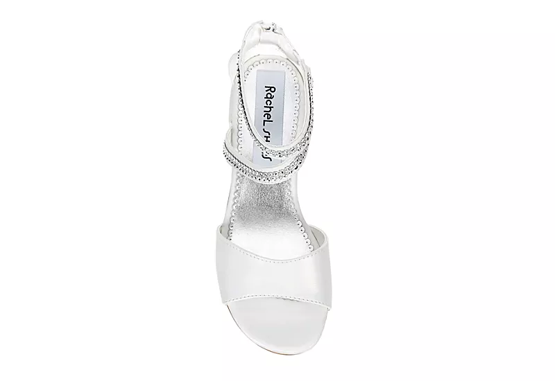 Rachel Shoes Girls Felicia Dress Heel - White 8 Rachel Shoes Girls Felicia Dress Heel - White - Image 6