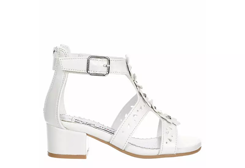 Rachel Shoes Girls Infant Lil Carlee Dress Heel - White 4 Rachel Shoes Girls Infant Lil Carlee Dress Heel - White - Image 2