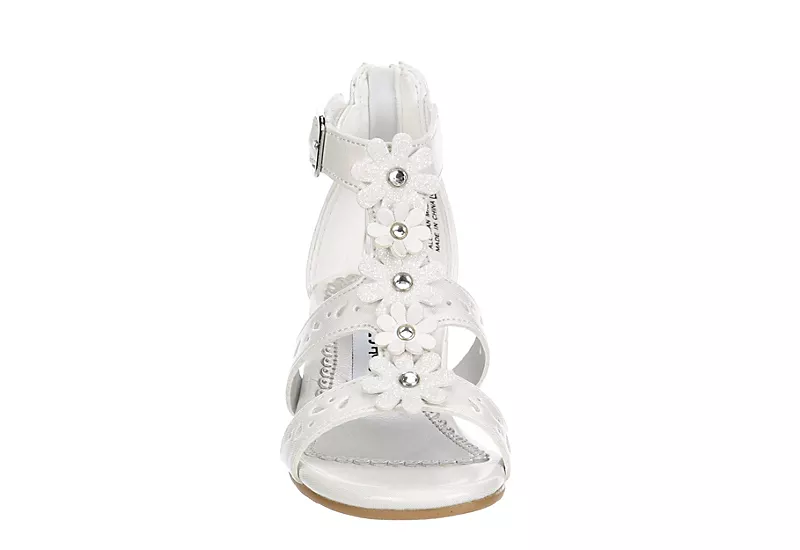 Rachel Shoes Girls Infant Lil Carlee Dress Heel - White 5 Rachel Shoes Girls Infant Lil Carlee Dress Heel - White - Image 3