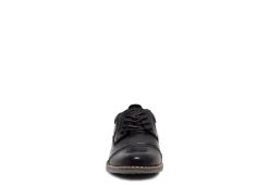Steve Madden Boys Boliverr Dress Shoe - Black -Shoe Sales Store US 01 702667 02