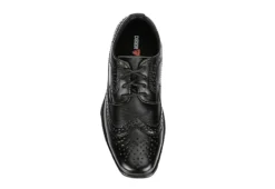 Deer Stags Boys Ace Wingtip Oxford - Black -Shoe Sales Store US 01 702675 05