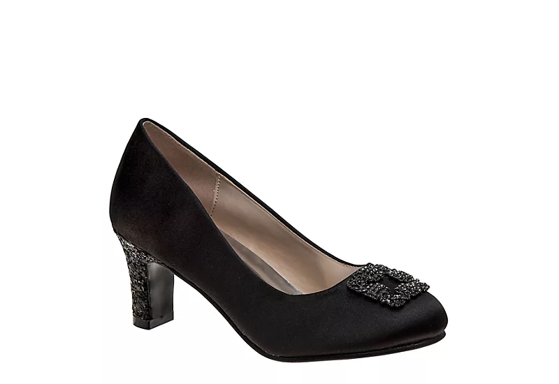 Badgley Mischka Girls O-bm89861nblk Dress Pump - Black 3 Badgley Mischka Girls O-bm89861nblk Dress Pump - Black