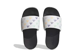 Adidas Girls Adilette Comfort Slide Sandal - Grey -Shoe Sales Store US 01 702718 03