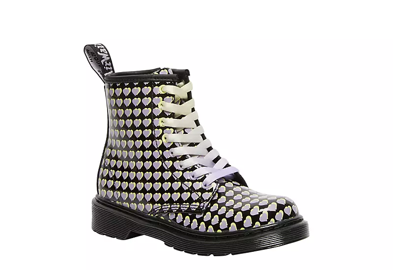 Dr. Martens Dr.martens Girls 1460 Combat Boot - Black 3 Dr. Martens Dr.martens Girls 1460 Combat Boot - Black