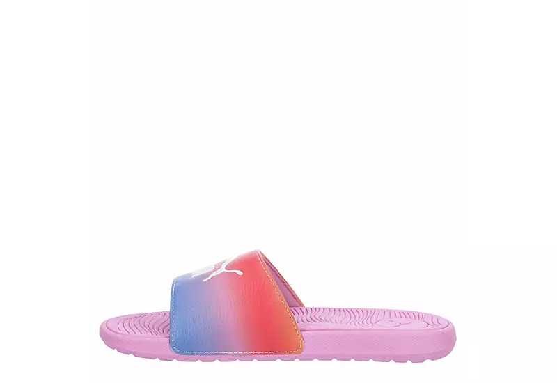 Puma Girls Cool Cat Slide Sandal - Pink 6 Puma Girls Cool Cat Slide Sandal - Pink - Image 4