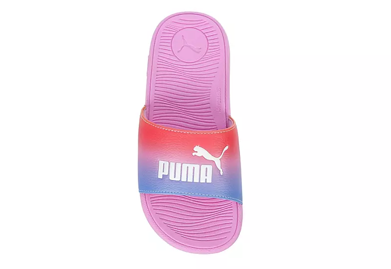 Puma Girls Cool Cat Slide Sandal - Pink 8 Puma Girls Cool Cat Slide Sandal - Pink - Image 6