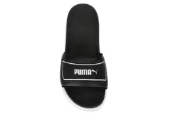 Puma Girls Karmen Slide Sandal - Black -Shoe Sales Store US 01 702763 05