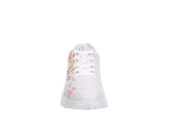 Skechers Girls Uno Lite Sneaker - White -Shoe Sales Store US 01 702811 02