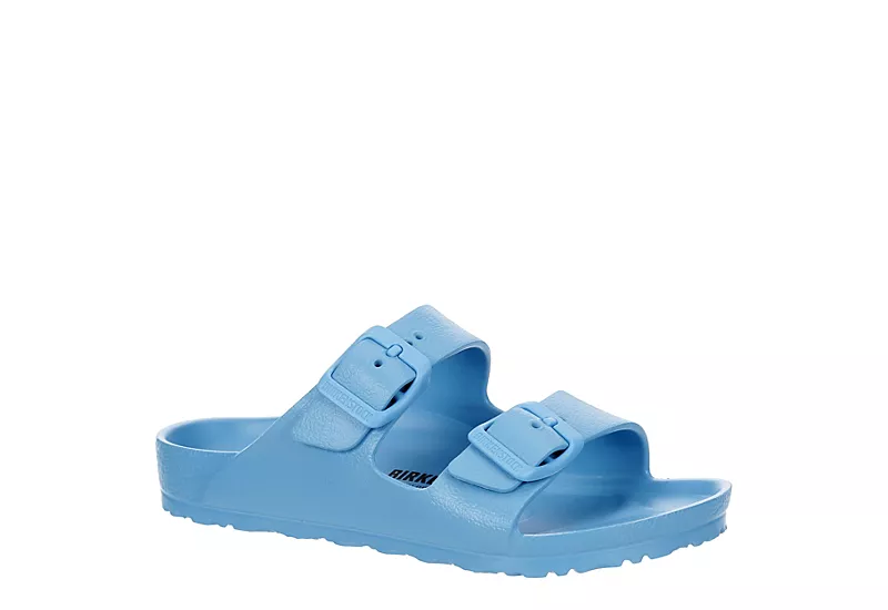 Birkenstock Girls Arizona Footbed Sandal - Blue 3 Birkenstock Girls Arizona Footbed Sandal - Blue