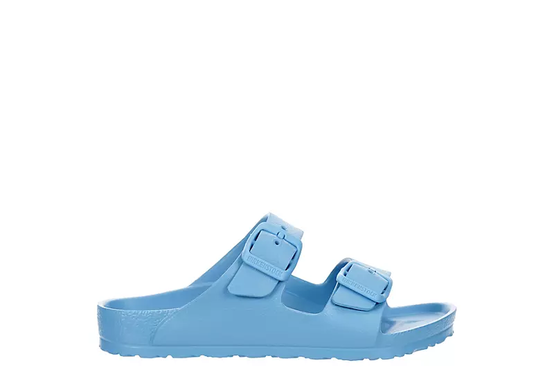 Birkenstock Girls Arizona Footbed Sandal - Blue 4 Birkenstock Girls Arizona Footbed Sandal - Blue - Image 2