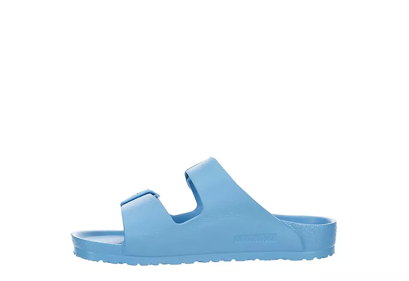 Birkenstock Girls Arizona Footbed Sandal - Blue 6 Birkenstock Girls Arizona Footbed Sandal - Blue - Image 4