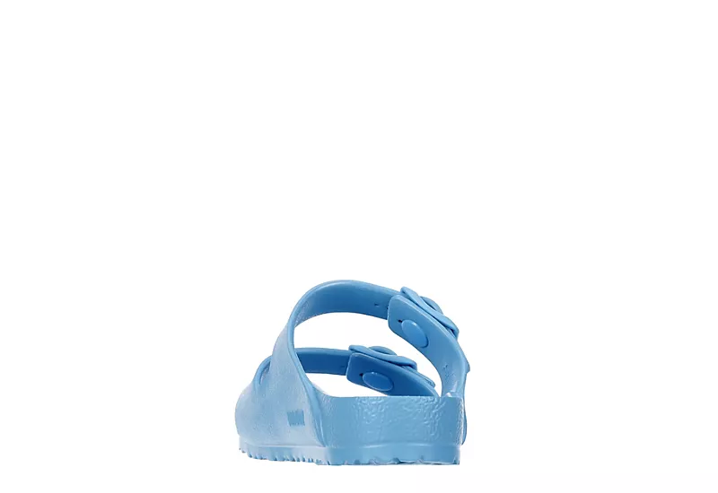 Birkenstock Girls Arizona Footbed Sandal - Blue 7 Birkenstock Girls Arizona Footbed Sandal - Blue - Image 5