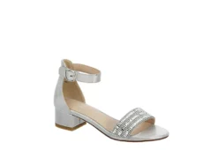 Cupcake Couture Girls Belle Dress Sandal - Silver