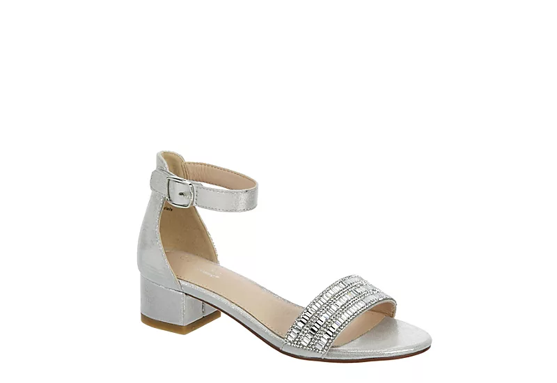 Cupcake Couture Girls Belle Dress Sandal - Silver 3 Cupcake Couture Girls Belle Dress Sandal - Silver