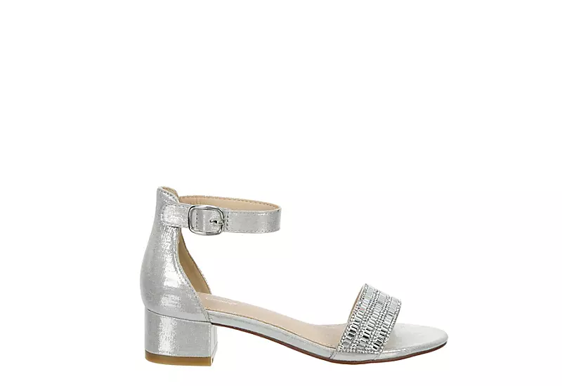 Cupcake Couture Girls Belle Dress Sandal - Silver 4 Cupcake Couture Girls Belle Dress Sandal - Silver - Image 2