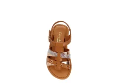 Cupcake Couture Girls Infant Eva Sandal - Tan -Shoe Sales Store US 01 702847 05