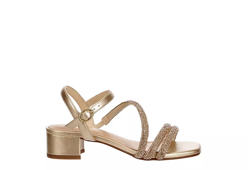 Cupcake Couture Girls Elora Dress Sandal - Champagne 4 Cupcake Couture Girls Elora Dress Sandal - Champagne - Image 2