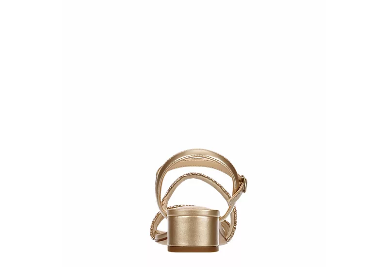 Cupcake Couture Girls Elora Dress Sandal - Champagne 7 Cupcake Couture Girls Elora Dress Sandal - Champagne - Image 5