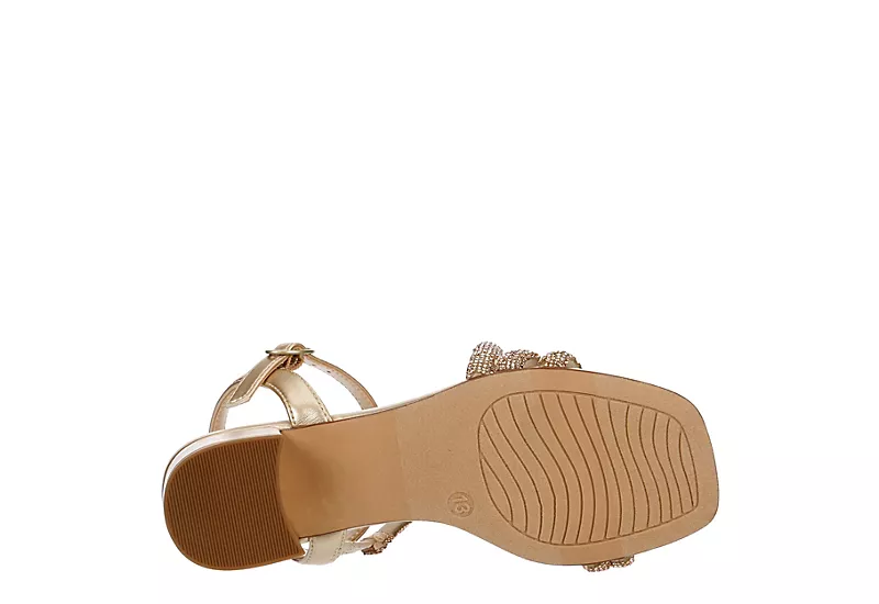 Cupcake Couture Girls Elora Dress Sandal - Champagne 9 Cupcake Couture Girls Elora Dress Sandal - Champagne - Image 7