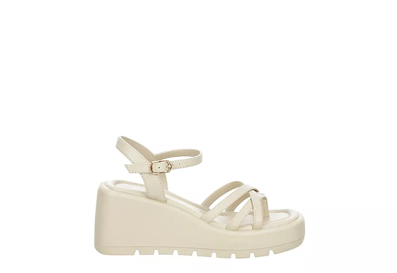 Limelight Girls Sage Wedge Sandal - Bone 4 Limelight Girls Sage Wedge Sandal - Bone - Image 2