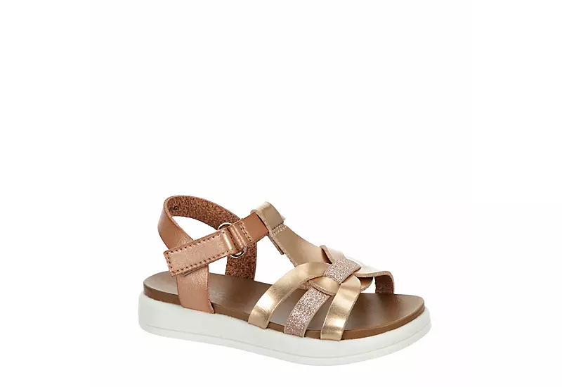 Cupcake Couture Girls Infant Lil Kenna Sandal - Rose Gold 3 Cupcake Couture Girls Infant Lil Kenna Sandal - Rose Gold
