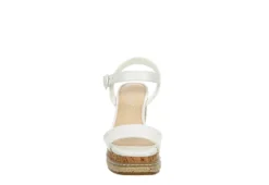 Limelight Girls Carlie Wegde Sandal - White -Shoe Sales Store US 01 702854 02