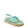 Reef Girls Infant Little Ahi Flip Flop Sandal - Green -Shoe Sales Store US 01 702866 00