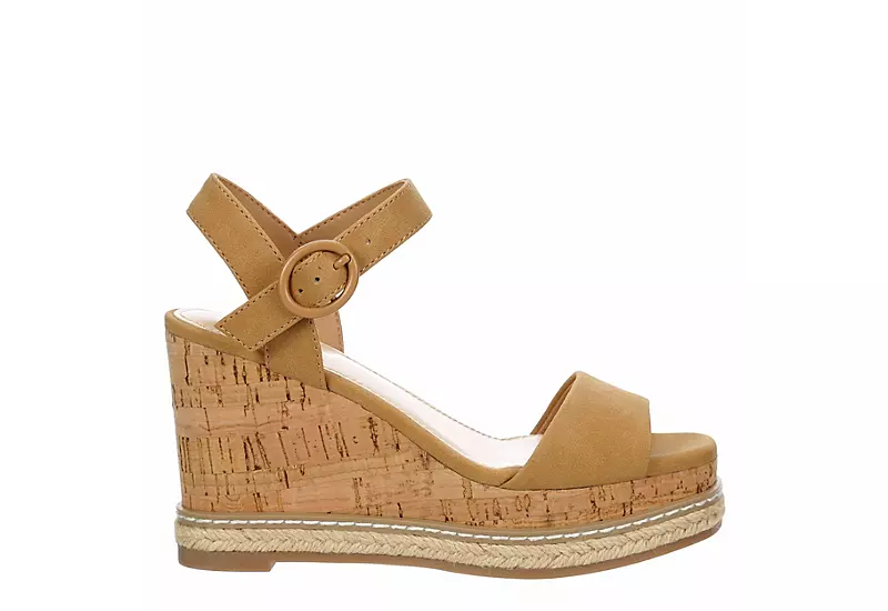 Limelight Girls Carlie Wegde Sandal - Tan 4 Limelight Girls Carlie Wegde Sandal - Tan - Image 2
