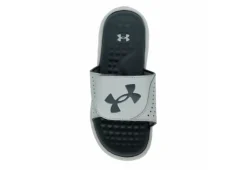 Under Armour Boys Ignite Pro Slide Sandal - Grey 14 Under Armour Boys Ignite Pro Slide Sandal - Grey -Shoe Sales Store US 01 702926 05