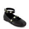 Marc Fisher Girls Tashi Buckle Dress Flat - Black 2 Marc Fisher Girls Tashi Buckle Dress Flat - Black -Shoe Sales Store US 01 702956 00