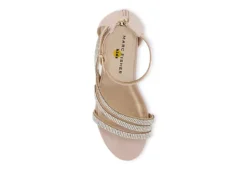Marc Fisher Girls Pattye Salto Dress Sandal - Blush -Shoe Sales Store US 01 702957 05