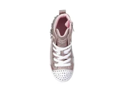 Skechers Girls Twi-lites 2.0 Twinkle Toes Light Up Sneaker - Rose Gold -Shoe Sales Store US 01 702983 03
